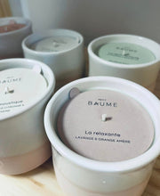 Charger l'image dans la galerie, Bougie de soya - pot céramique rechargeable